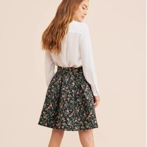 Sui by Anna Sui Floral Jacquard Mini Skirt